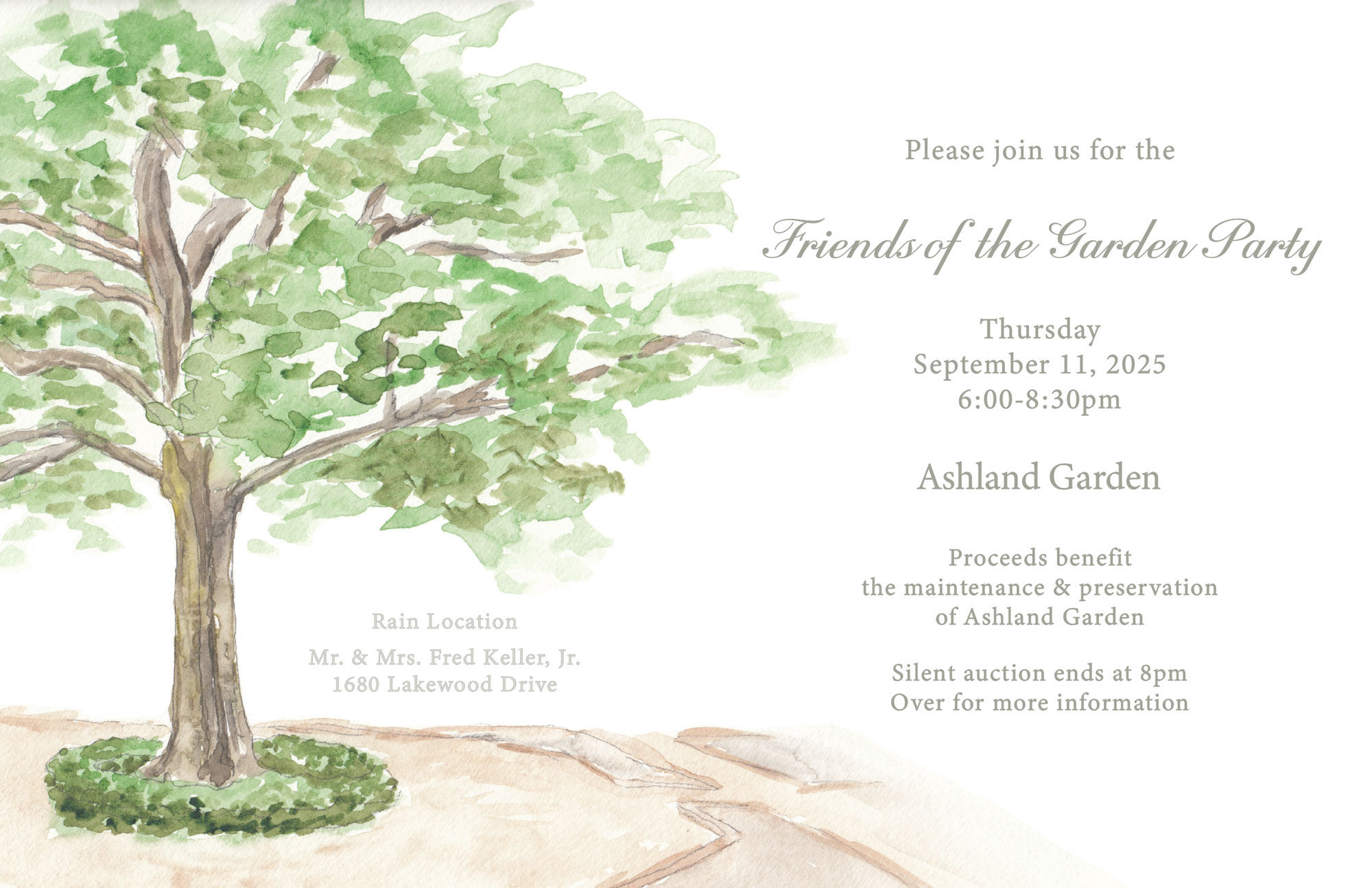 2025 Garden Party Invitation